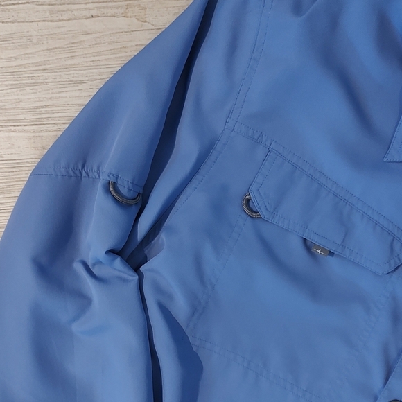 HABIT UPF 40 Men's Long Sleeve Shirt in Blue XL Like New - Picture 2 of 4